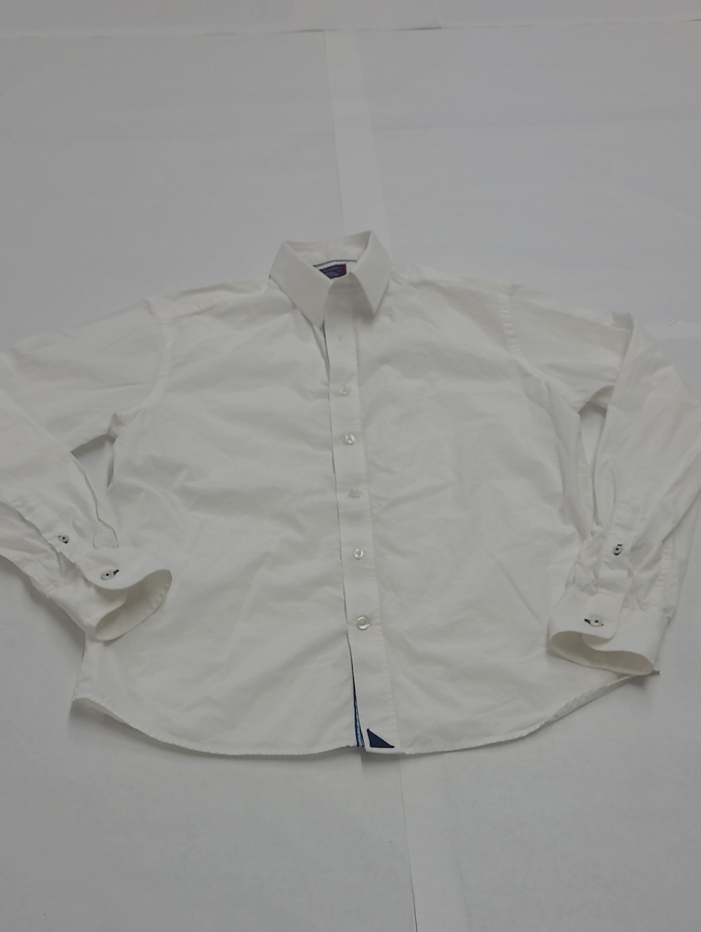 Untuckit Men's Classic White Dress Shirt - Long Sleeve Size S